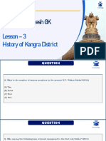 History of Kangra District GK