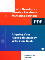 Developing An Effective Facebook Marketing Strategy