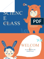 Blue and Orange Fun Science Class Education Presentation
