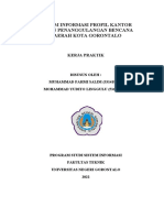 Sistem Informasi Profil Kantor BPBD Kota Gorontalo