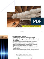 Sound Propagation and Inverse Square Law