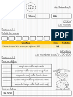 Fiches 56 A 60 CE2 Evaluation