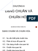 CSDL-Chuong 6-Dang Chuan Va Chuan Hoa