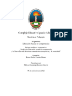 Informe Analítico Comparativo de Los Modelos Educación Basada en Competencias y La Nueva Escuela Mexicana