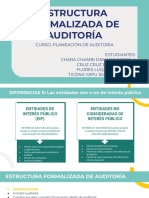 2.1 Estructura Formalizada de Auditoria