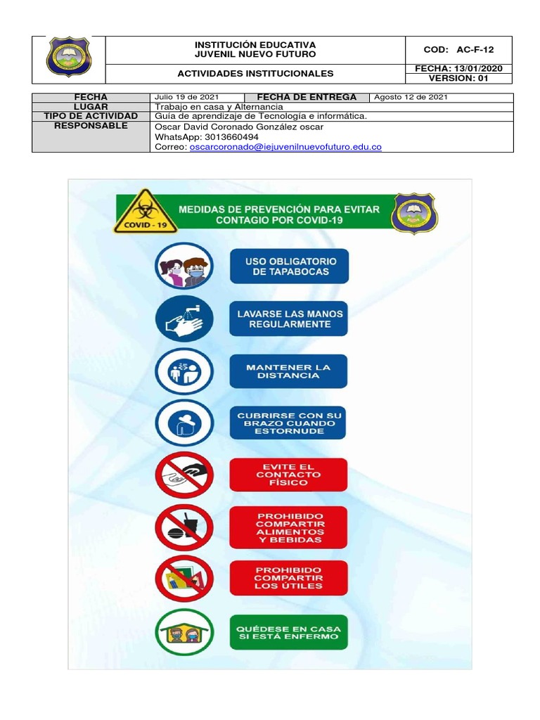 Tecnología e Informática. Grado 10°. Guía N°2. Segundo Periodo | PDF ...
