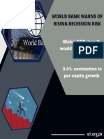 Threat of Global Recession World Bank