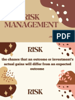Reasons To Manage Risk