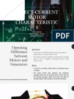 DIRECT-CURRENT MOTOR CHARACTERISTICS