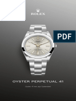 Oyster Perpetual 41: Oyster, 41 MM, Aço Oystersteel