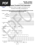 Revised Declarations Form 11