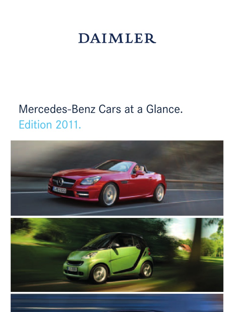 Daimler Mercedes Benz Cars | PDF