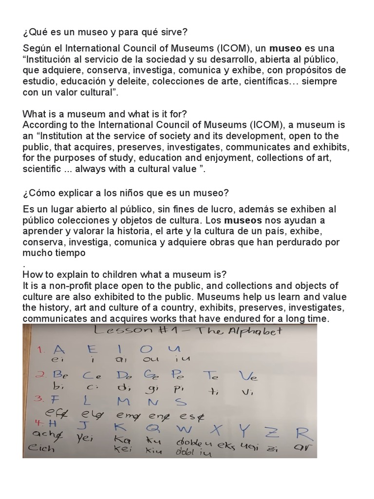 ¿Qué Es Un Museo y para Qué Sirve PDF Museo azteca
