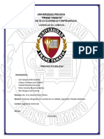 Universidad Privada "Franz Tamayo": Facultad de Cs. Economicas Y Empresariales