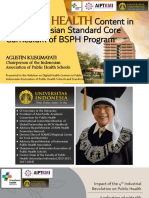 Digital Health Content in New Indonesian BSPH Program