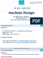 01 - Introduction To Machine Design
