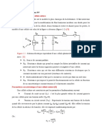 Modélisation Du Générateur PV