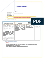 Sesión de Sistema Respiratorio