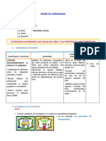 SESIÓN PERS SOC REGIONES NATURALES DEL PERU 31 Agosto