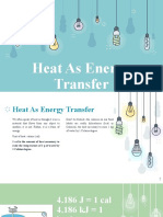 Heat As Energy Transfer