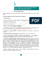 SP - Direito Da Criança e Do Adolescente - Magistratura de São Paulo