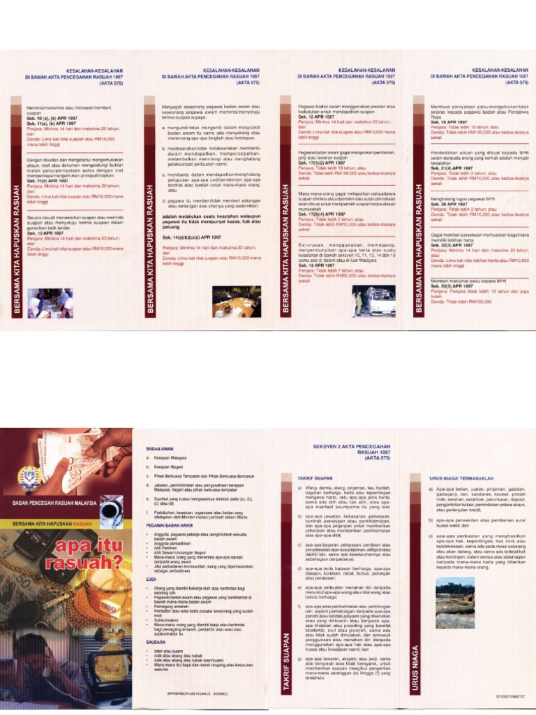 Apa Itu Rasuah My 15122020 | PDF