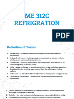 Definition of Terms - Refrigeration