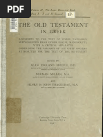 Booke, McLean, Thackeray. The Old Testament in Greek According To The Text of Codex Vaticanus. 1906. Volume 2, Part 1.