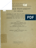 Booke, McLean, Thackeray. The Old Testament in Greek According To The Text of Codex Vaticanus. 1906. Volume 2, Part 3.