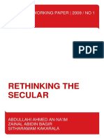 An-Naim. Rethinking The Secular