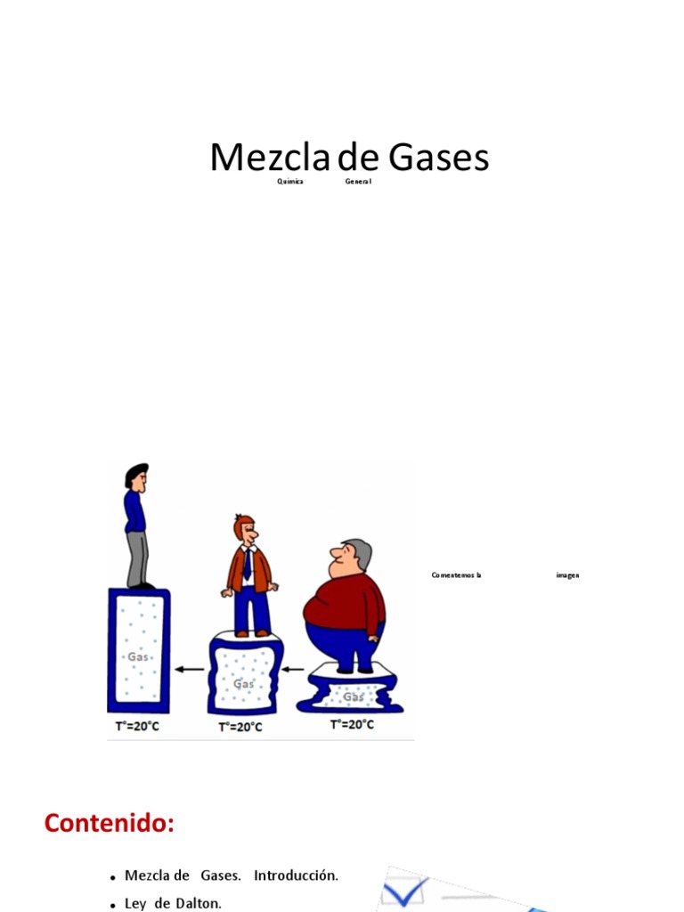Mezcla de Gases - Quimica General | PDF
