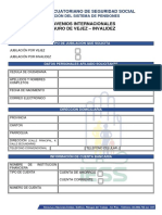 Formulario de Jubilacion Vejez Invalidez