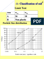 Example, Classification of Soil