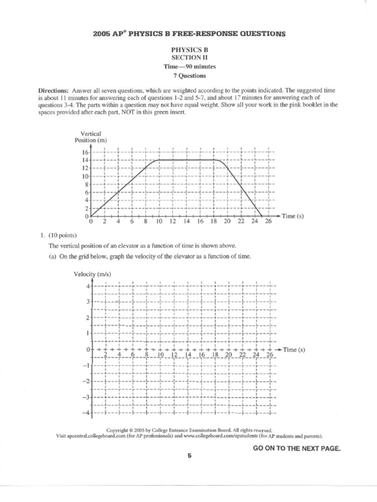 AP Physics C Free Response PDF