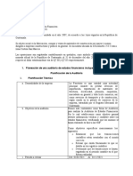 Planeacion de Auditoria. Henry Orozco. 2005197. Auditoria