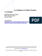 Evidence of Mass Graves in Kadugli