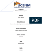 Asignatura: Metodología de La Investigación