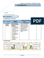 2° Grado - Actividad Del Dia 01 de Julio