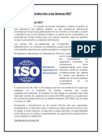 Introducción A Las Normas ISO (Que Son, Cuales Son Las Principale y Una Breve Descripción)