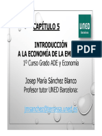 Tema 5 Intro Eco Empresa Ade y Economia