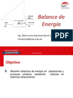 Balance energía procesos