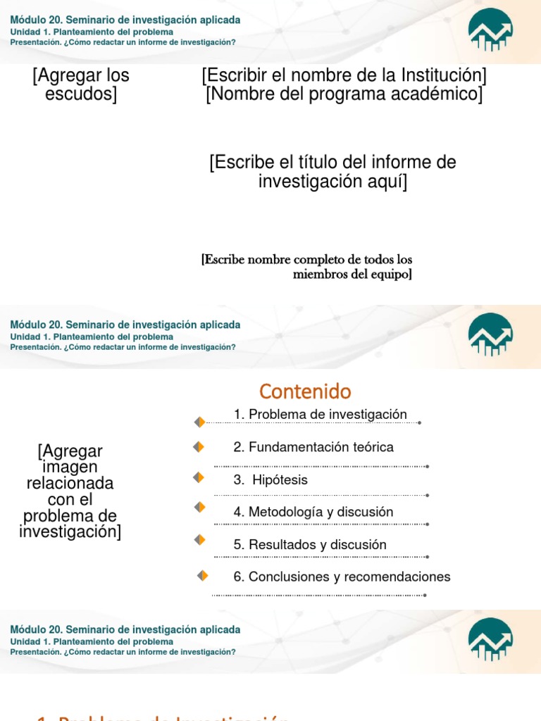 U3 A2 Como Redactar Informe Investigacion Impresion | PDF | Hipótesis ...
