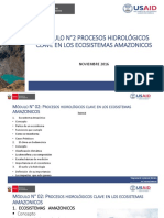 Modulo 02 - PROCESOS HIDROLOGICOS CLAVES EN LOS ECOSSITEMAS AMAZONICOS 25-11