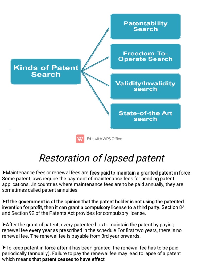 Ipr Unit 2 Part 3 PDF Maintenance Fee (Patent) Patent