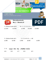 2°AÑO RM Retroalimentación 2 B3