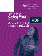 Annual Repport of Cyberfirst 2020-2021