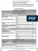 Programa de materias