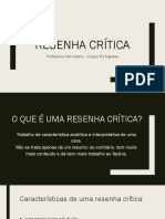 Resenha Crítica