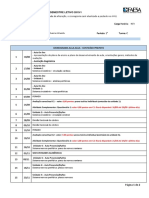 Curso Enfermagem Anatomia Cronograma