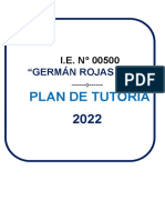 Plan de Tutoría 2022
